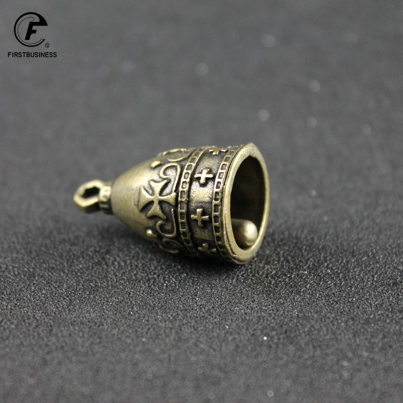 1Pcs Copper European Retro Bells For Home Wedding Party DIY Handmade Jewelry Campanula Accessories Christmas Tree Ornaments