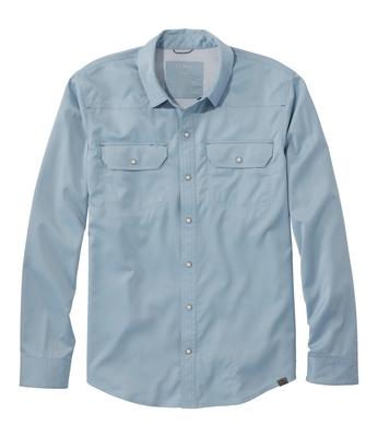 LL Bean Waist Branch Fishing Long US Shadow 1000207571 Men's Shirt, Sleeve, Fit, Regular, XL, Blue,
