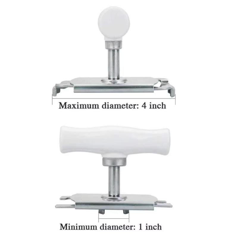 1 ΤΕΜ. Περιστροφικά καπάκια από ανοξείδωτο ατσάλι εκτός ανοιχτήρι βάζου Ρυθμιζόμενο ανοιχτήρι με καπάκι μπουκαλιών Γυάλινο μπουκάλι εξοικονόμησης εργασίας, κονσέρβα για συσκευή κουζίνας