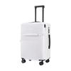 20 Inch Carry-On Suitcase Hard Shell Scratch-resistant Surface with Zipped Pocket USB And Code Lock Silent Spinner Wheel