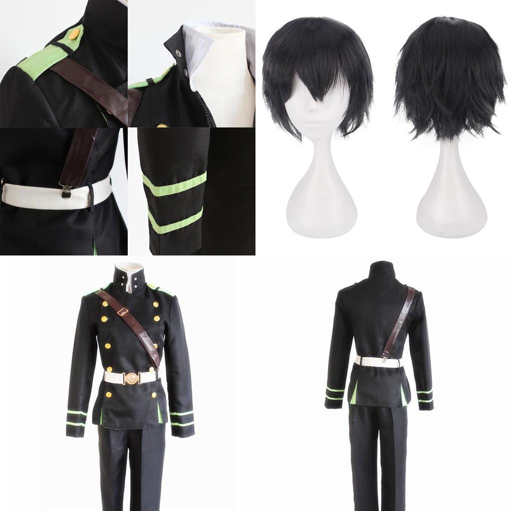Premium Seraph Of The End Yichir Yuichiro Hyakuya Army Uniform Cosplay Costume Set