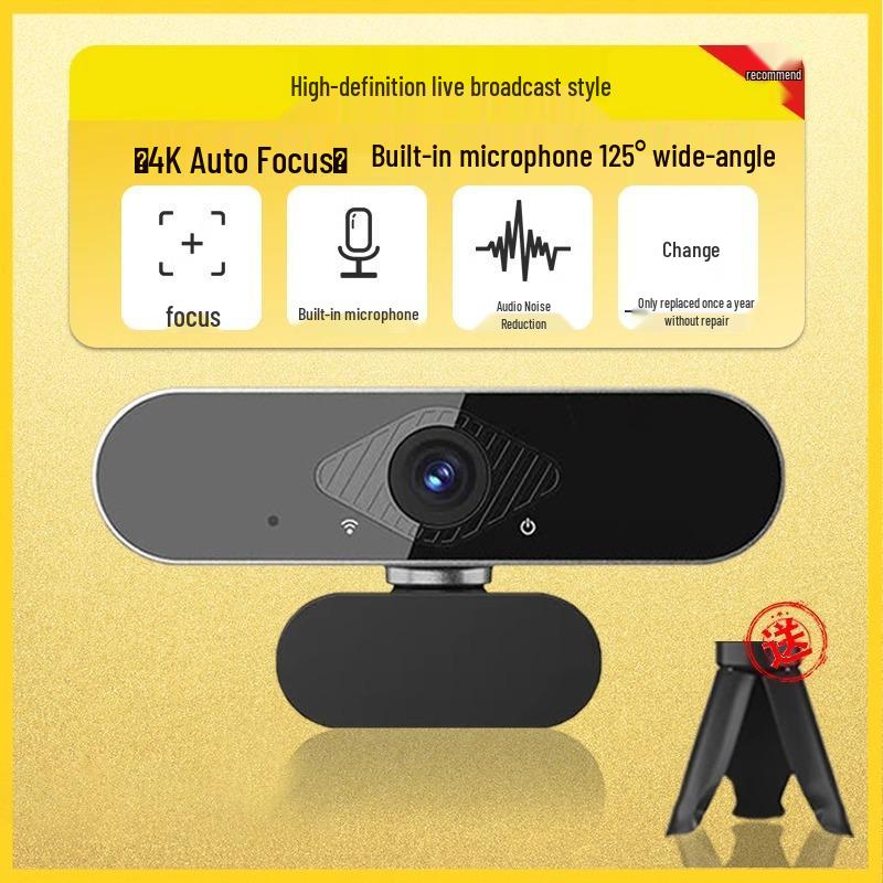 HD Webcam for Online Classes, Exams, Streaming, or Home Use on Desktop & Laptop