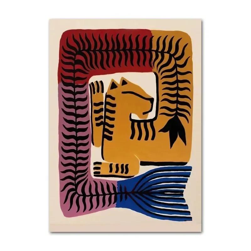 Fashion Leopard Animal Living Room Carpet Retro Art Bedroom Bedside Kitchen Mat Home Coffee Tables Large Area Rug Decoration