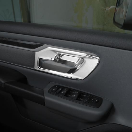 For Dodge Ram 1500 -2025 ABS Chrome Inner Door Handle Bowl Panel Cover Trim