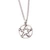 Wind Five-Pointed Star Thai Silver Necklace Female Niche Design Sense Large Star Pendant Star Light Necklace Versatile