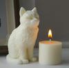 Easy to Clean Silicone Candle Mold Soap Moulds Sitting Cat Shape Resin Project Moulds Silicone Texture for Candle