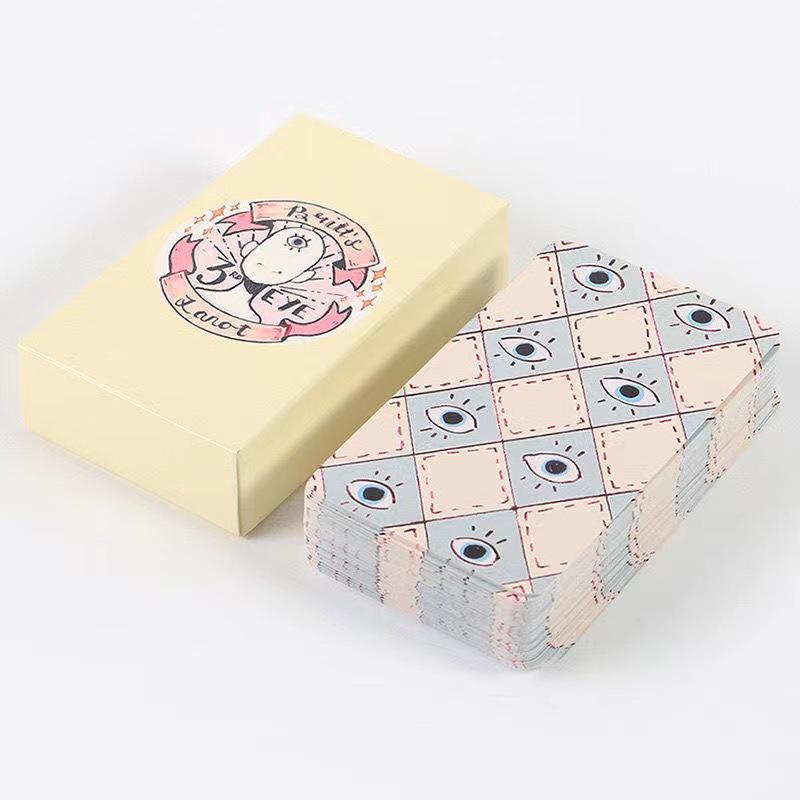 Smith Flower Shadow Transparent Gold Spirit Eye Tarot Card