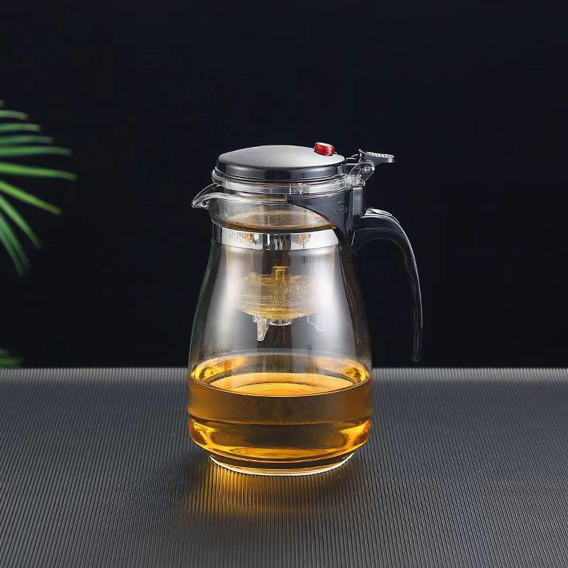 Heat-Resistant Multi-Use Teapot with Filtration - Customizable Logo for Gift or Tea Ceremony