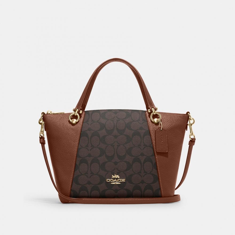 

Сумка Coach Kacey из канвы Signature