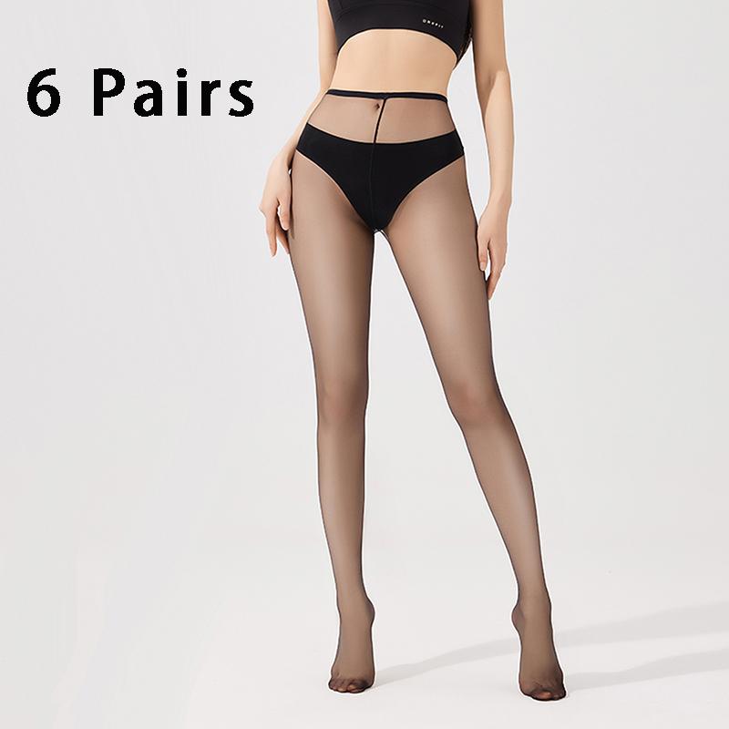 Sexy 0D Black Sheer Tights Ultra-Thin Silk Nylon Stockings Anti-Hook Seamless Skin Control Top Pantyhose For Women Summer