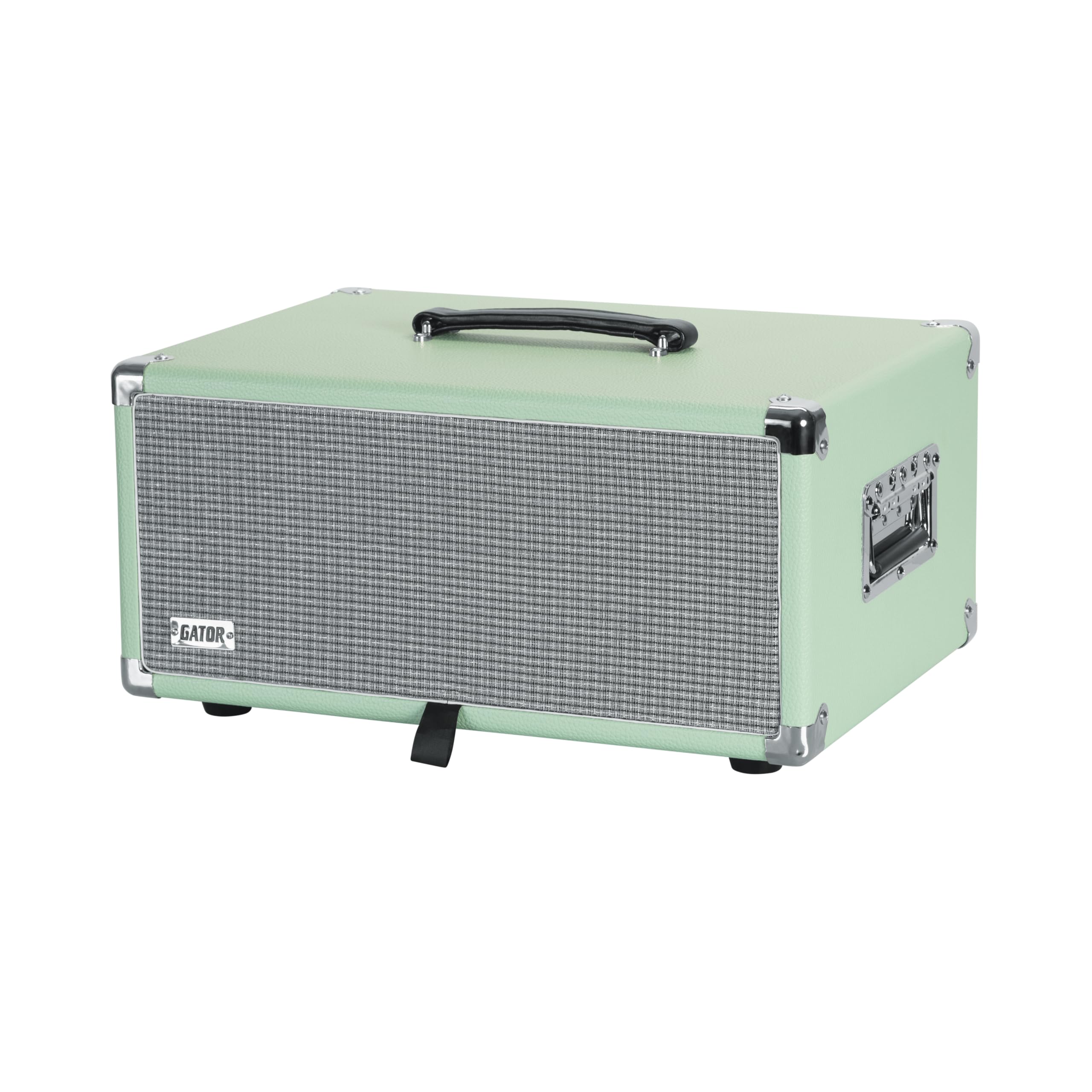 

GATOR Rack Case Vintage Amp Style Retro Rack Series 4U Seafoam Green GR-RETRORACK-4SG (Mounting screws/washers included) []