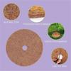   Fiber Mulch Pad, Circular Plant Film with Hole, Flat  Control Pad, Flowerpot  Mat for Gardening and Planting