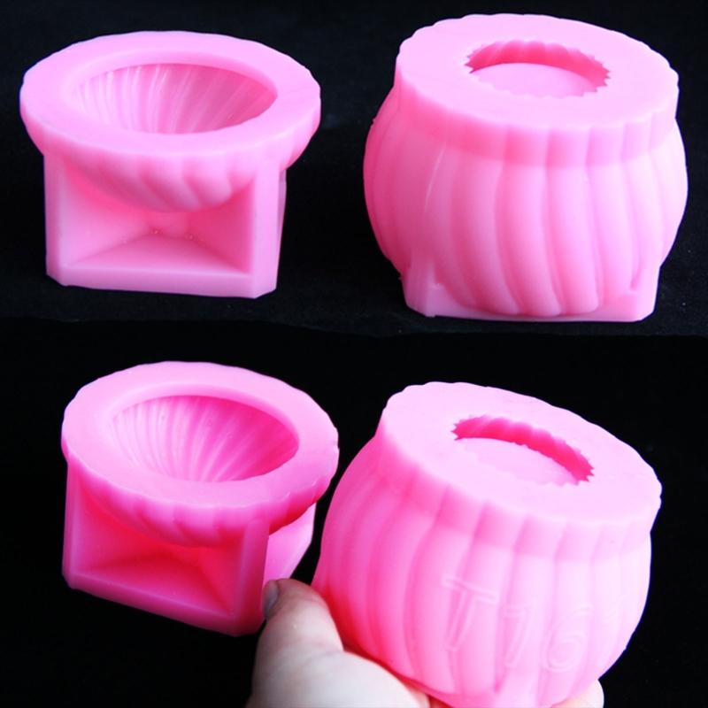 Flexible Epoxy Resin Container Mold Sphere Shaped Jar With Lid Perfect For Candle Holders And Christmas Decorations