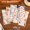 Artistic Decorative Scrapbook Sticker for Adult Student, Journaling Sticker Book Aesthetic Sticker Scrapbook Sticker
