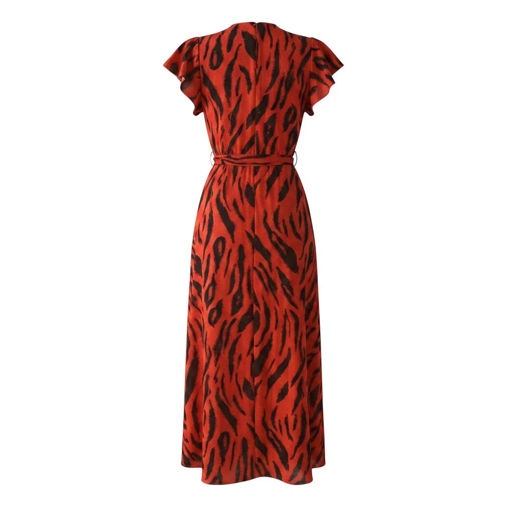 AX Paris Womens/Ladies Tiger Print Polyester Wrap Dress