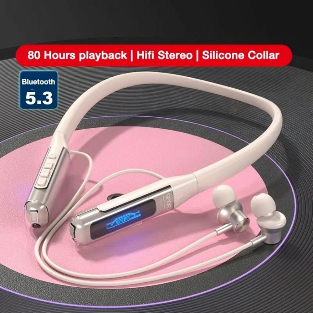 Hands-Free Wireless Headset Bass Stereo Neckband Earphones Fashion Bluetooth Headphone  Sports