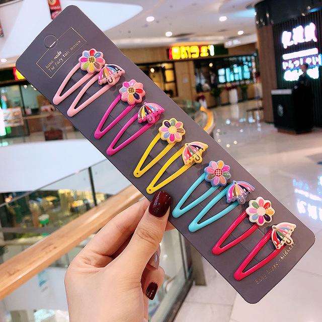 Kawaii Cartoon Fruit BB Clip Baby Children Hair Clips Bobby Pin Barrettes Accessories For Girls Kids Hairpins Hairgrip Headdress