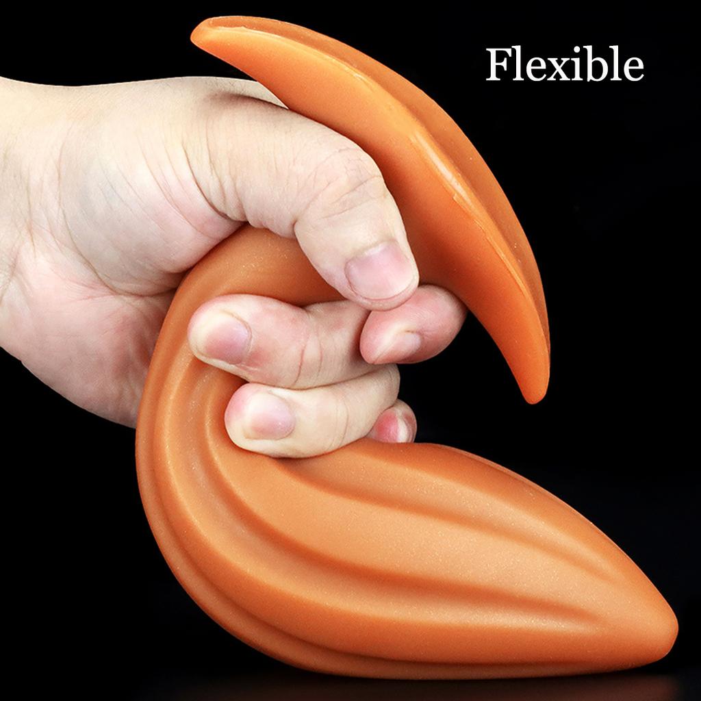 Medical Liquid Silicone Huge Anal Plug Dildos Soft Anal Dilator Penis Stimulate Vagina Anus Sex Toys Big Butt Plug Masturbator