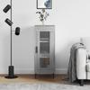 Vidaxl Cabinet, Sonoma Grey Oak, 34.5X34X90 Cm Material Wood-Based