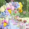 Ice Cream Macaron Balloon Chain Set Summer Birthday Party Wedding Store Decoration Supplies