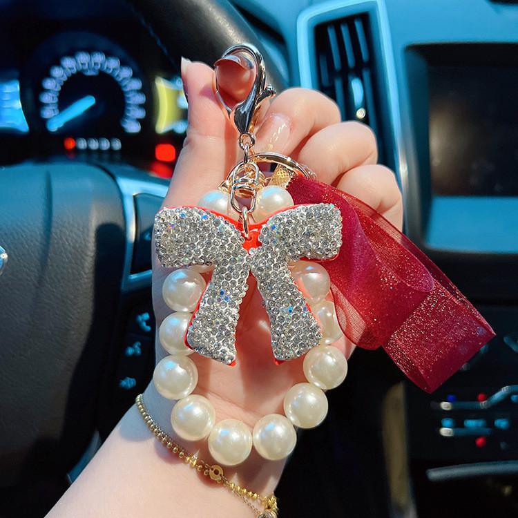 

Чарівний Делікатний І Красивий Перловий Брелок З Бантом Для Пар Друзів І StyleA