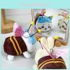 Adorable Plush Bee Toy Cute Animal Stuffed Doll Perfect For Children's Gifts And Bag Accessories