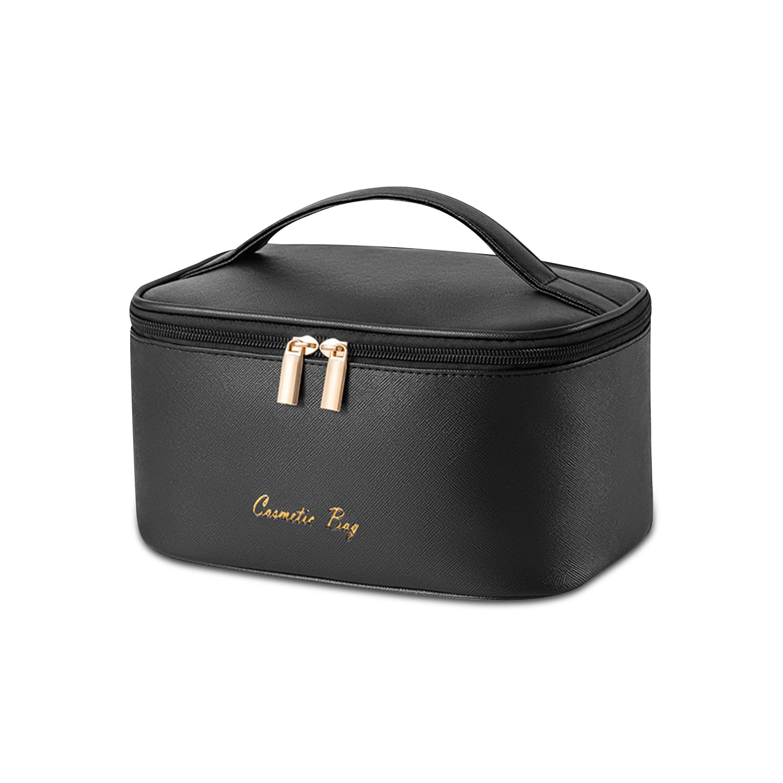 

ALLMIRA Makeup Large Capacity Vanity Cute and Popular Cosmetic Vanity Bag for Makeup Pouch, Pouch, Portable, Bag, Storage, Women s (Black) чёрный