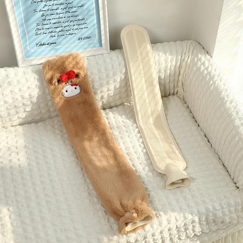 

Cozy Long Plush Hot Water Bottle with Thick Warm Neck Scarf for Girls & Boys - Autumn/Winter 12x72 cm, 0.6 kg