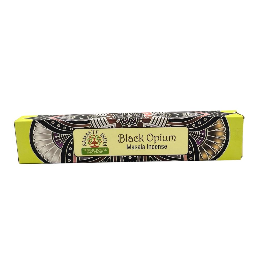 Black Opium Incense Sticks Masala Namaste