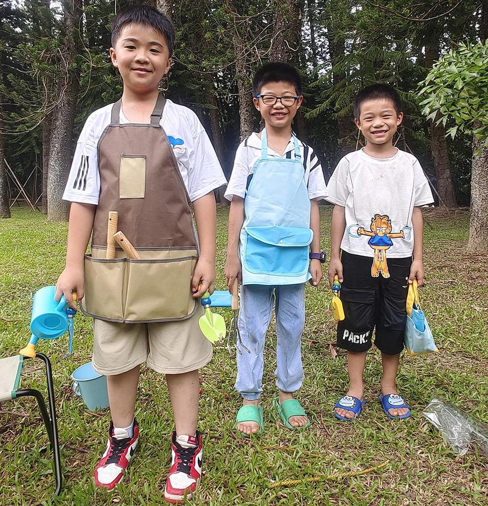 Multifunktionale Gartenschürze mit großem, wasserdichtem Stauraum und Oxford-Stoff für Werkzeuge