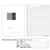 A6 6-Hole Notebook Refill: Blank, Grid, Lined Pages for Student Diaries