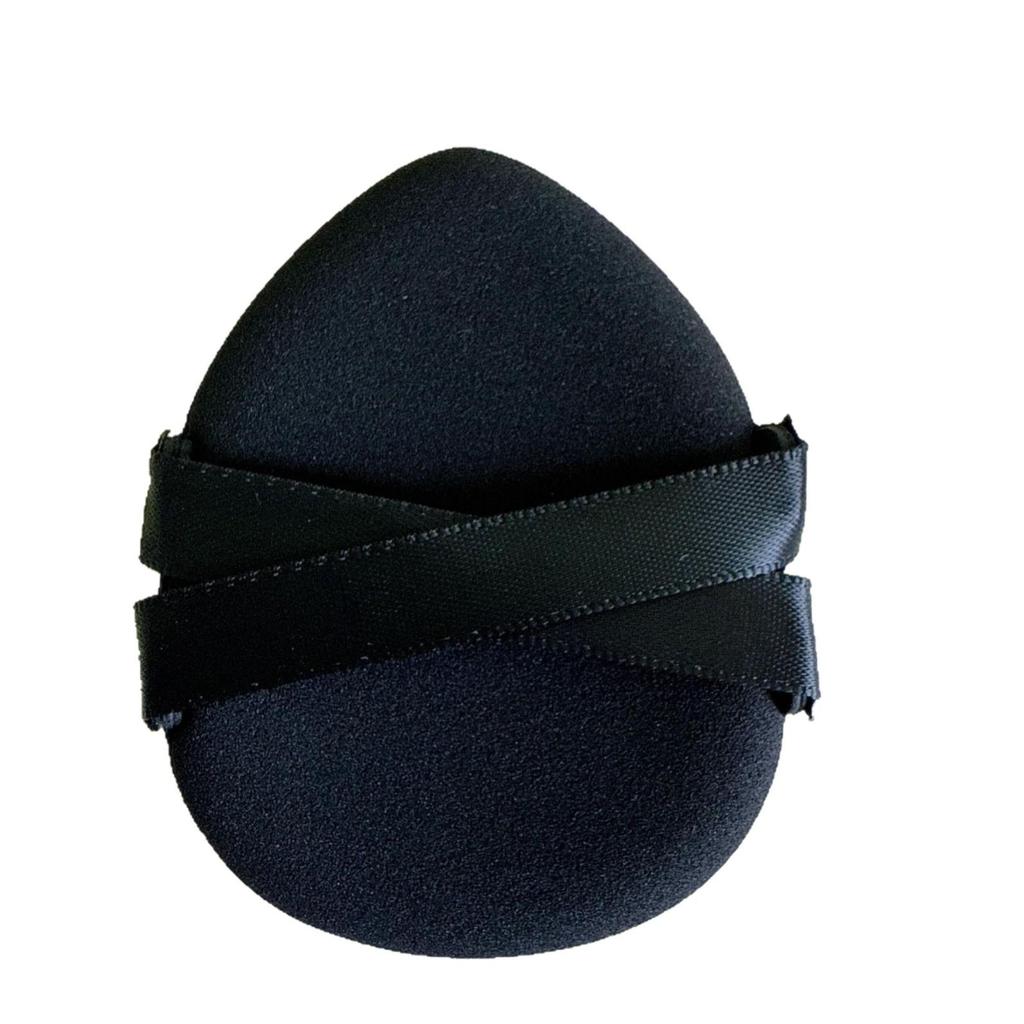 Beauty Double Ribbon Puff: Water-Activated Dual-Use Cushion for Foundation