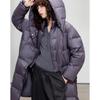 Demana Women's Mid-Length Zero-Pressure Feel Hooded Down Jacket