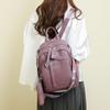 Soft Leather Backpack Student Schoolbag Large Capacity Travel Bag PU Women's Backpack