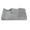 In Drawer Cutter Block Plastic 16 Slots Steak Cutter Holder Cutlery Storage Organizer with Sharpening Stone Slot for