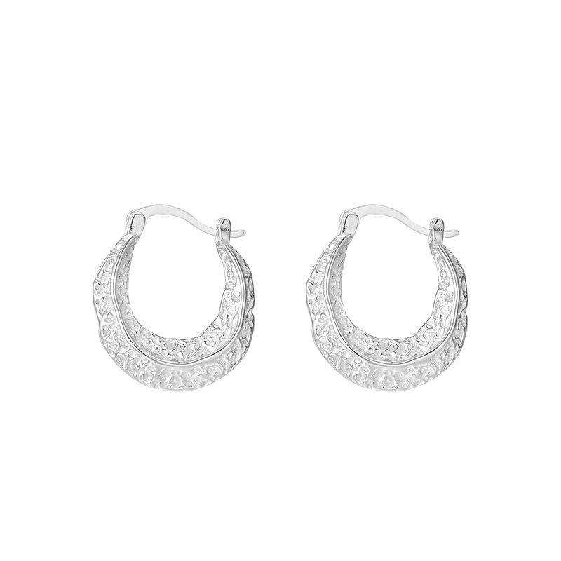 Allsidige øredobber med uregelmessig lavatekstur