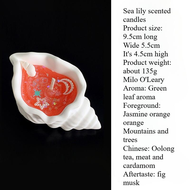 DIY Craft: Świeca zapachowa z muszlą konchy Morskiej Bryzy z kreatywną muszlą zapachową i gwiazdą, ręcznie robiona, dekoracje do domu, sypialni