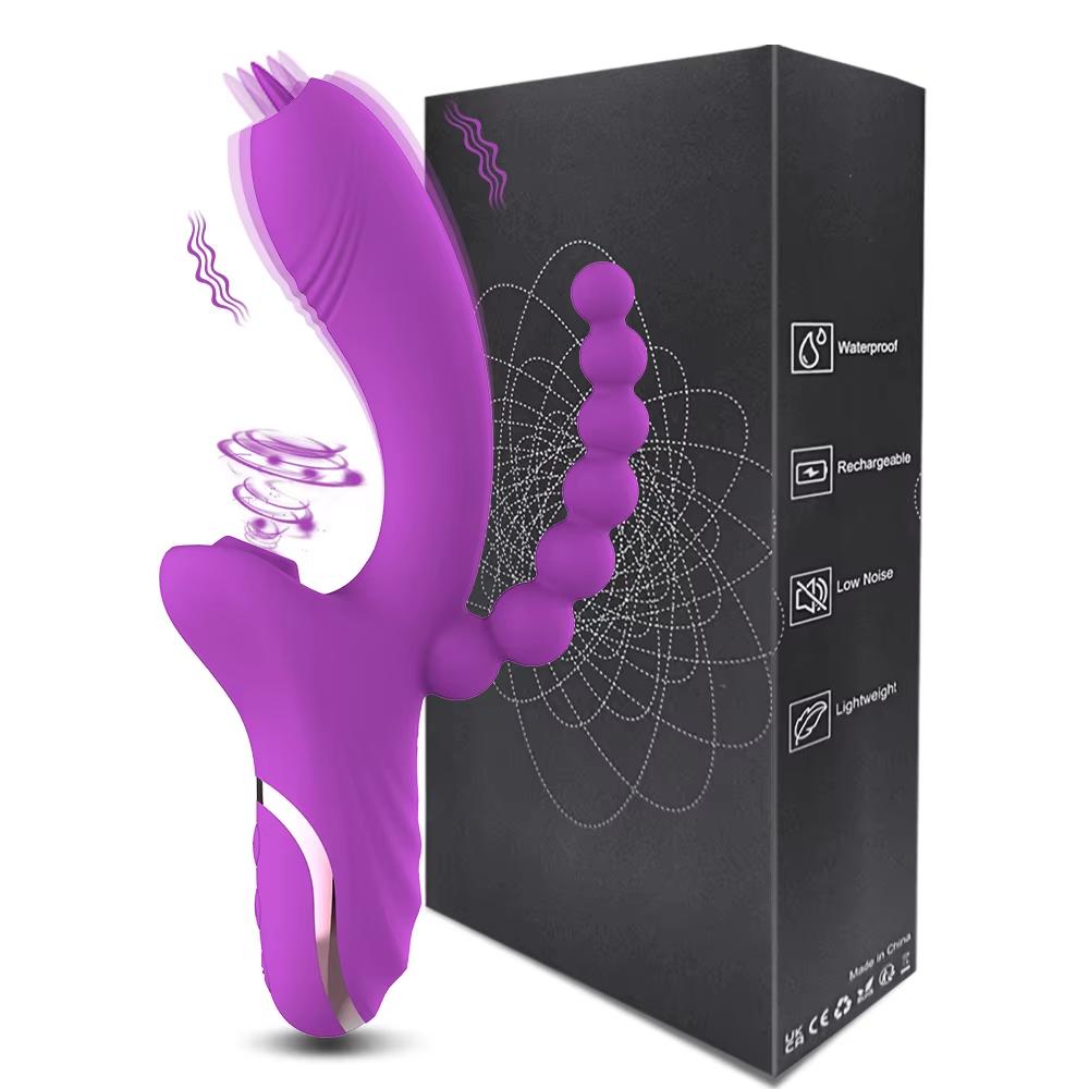 Powerful Sucking Vibrator for Women Clitoris Stimulator G Spot Tongue Licking Females Vacuum Vibrating Sex Toys Adult Goods