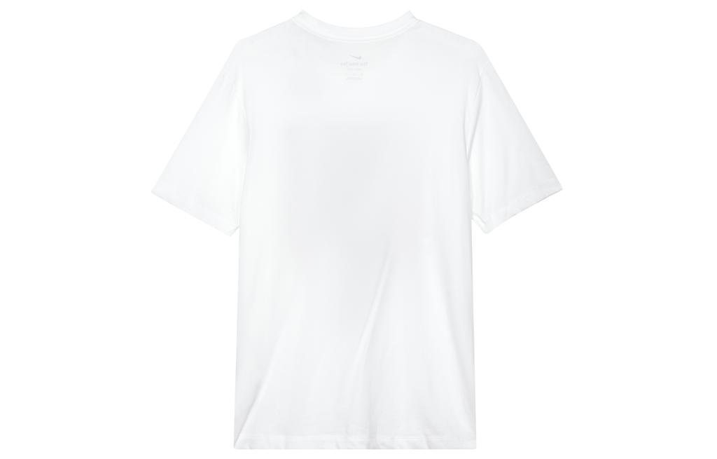 Nike T Shirts Men's White Crew Neck Moderate Straight Fit DH3830-100