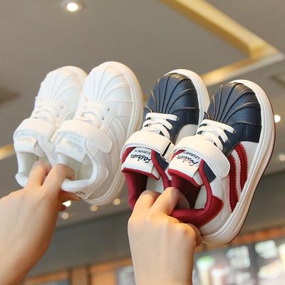 Children's Sneakers2026New Spring and Autumn Boys' Casual Sneakers, Shell-Toe Girls' White Shoes, Soft-Soled Baby Shoes