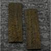 1Pair Knife Handle Patch Material DIY Cutter Grip No-slip POM Resin Deer Antler Shank Scale Slabs Blanks