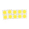 10pcs Round COB 3W High Power LED Chip Bulb Lamp Light Warm White