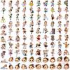 100Pcs/Set Ballet Girl Mini Diary Manual Stickers DIY Scrapbooks Album Decor Decals Stickers