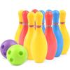 12pcs/set Portable Bowling - 10 Pins + 2 Balls, Indoor/Outdoor Party Game for Adults, Great for Game Nights, Social Events ZSY