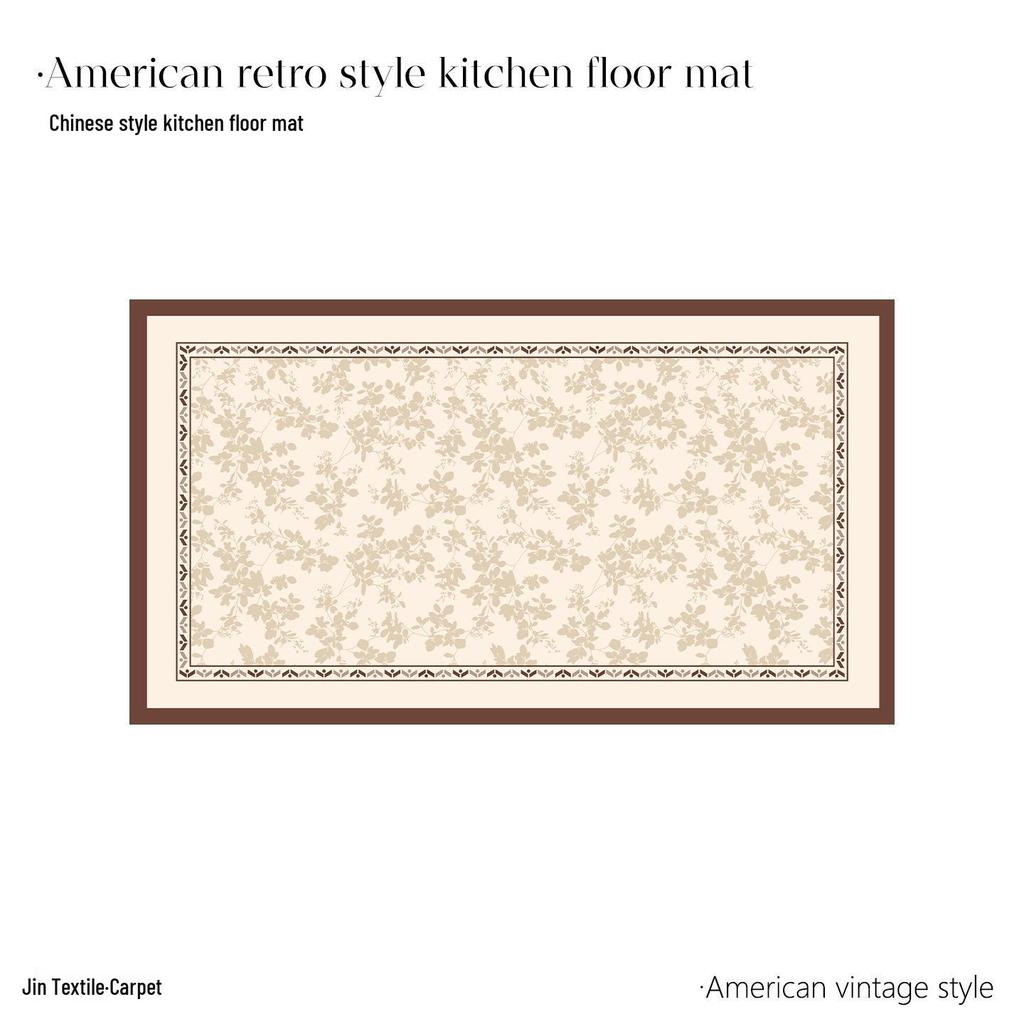 2025 High-End Light Luxury Waterproof Non-Slip Kitchen Floor Mat - Cut-to-Size, Wear-Resistant & Wash-Free