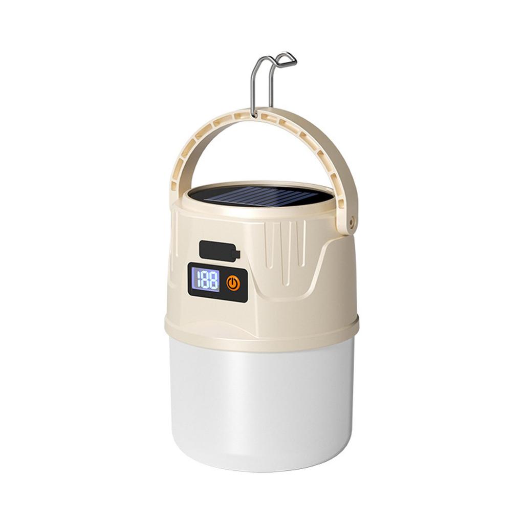 Outdoor Solar LED Lamp, Multi-Functional Camping Light, Rechargeable Downlight, Lamp, Street & Tent Lighting