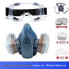 7502 Silicone Half Face Gas Mask for Painting, Decoration, Dust, and Pesticide Protection