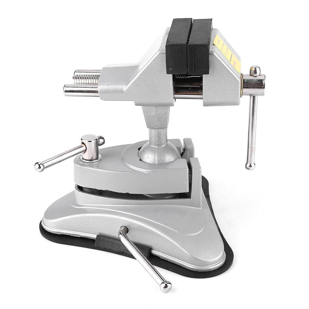 Aluminum Alloy 360 degrees Rotating Clamp Vise 70mm Jaw Width Vise Table Clamp for Workbench Woodwork