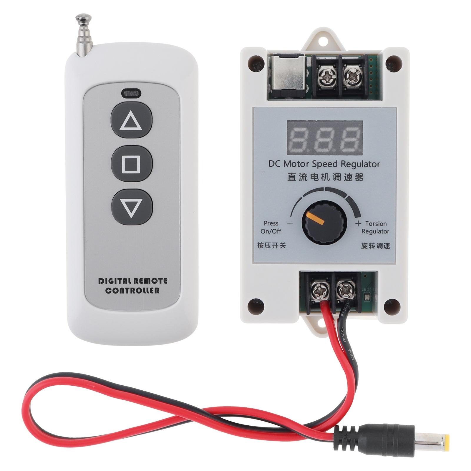 

Регулятор швидкості двигуна постійного струму 6В-28В ШІМ Світлодідний дисплей Пульт дистанційного керування для обладнання масажного ліжка/крісла