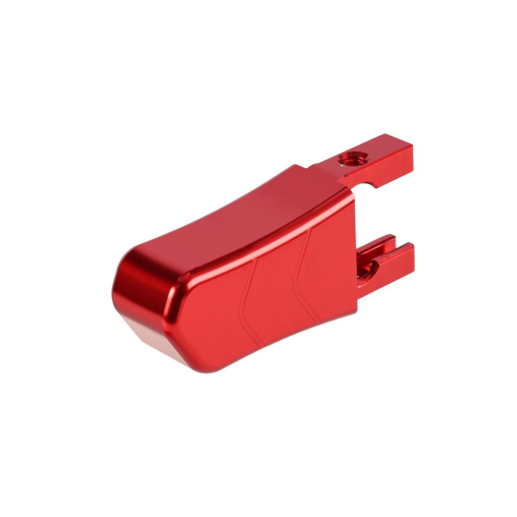 2PCS Car Adjustment Rods Seat Release Lever Knob Latch Handle Side Red Black Aluminum Alloy For Ford Mustang 2005 2006-2014
